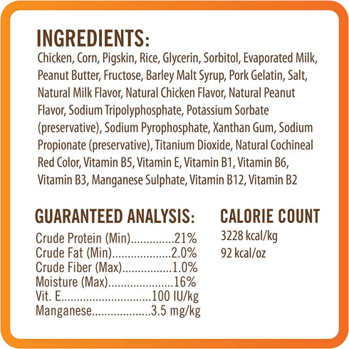 NutriChomps Dog Chews, 5-inch Twists, Easy to Digest, Rawhide-Free Dog Treats, 15 Count, Real Chicken, Peanut Butter and Milk Flavors, Bundle of 2...