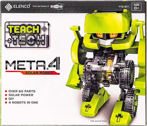 "Meta.4", Transforming Robot, STEM Solar Toys for Kids 8+...