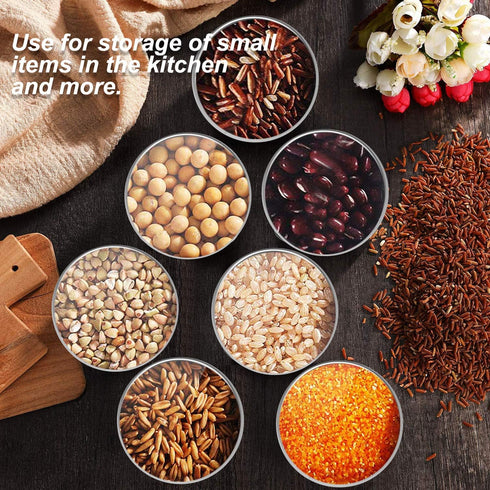 DINGPAI Candle Tin 18 Piece, 4 oz, Candle Containers for DIY Candle Making...
