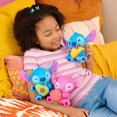 Disney Stitch Small 7-inch Plush Stuffed Animal, Angel with Strawberry, Kids Toys for Ages 2 Up by Just Play...