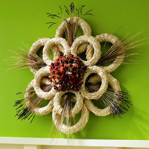 FloraCraft Straw Wreath Form 14 Inch Natural...