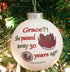 Tree Buddees Grace?! She Passed Away 30 Years Ago Glass Christmas Ornament...