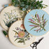 Myfelicity Embroidery kit for adults and beginners, includes 3 floral pattern fabrics, 3 embroidery hoops, embroidery floss and other tools....