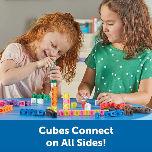 Learning Resources MathLink Cubes - Set of 100 Cubes, Ages 5+ Kindergarten, STEM Activities, Math Manipulatives, Homeschool Supplies, Teacher Supp...