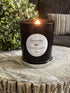 Hearthfire - Sandalwood Scented Soy Candle w/Natural Oils, Wood Wick, Smoky Dark Sweet, Made in The USA in Black Jar - Aromatherapy, Gifts for Hou...