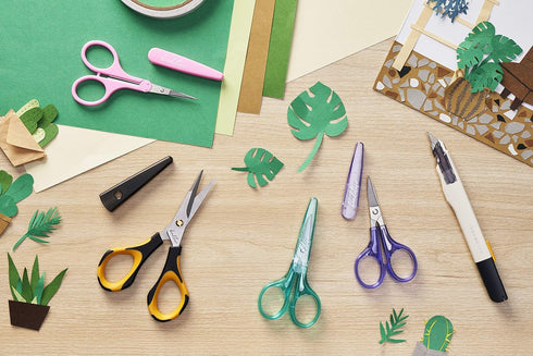 Beaditive High Precision Detail Scissors Set (2-Pc) Sharp, Fine Tips | Paper Cutting, Scrapbooking, Sewing, Crafting | Stainless Steel | Protectiv...