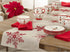 Saro Lifestyle Embroidered Snowflakes Table Runner, 16"x54", Red...
