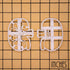 Set of 2 Kidney cookie cutters (Designs: External and Internal Kidney), 2 pieces - Bakerlogy...