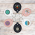 AA Coin Holder Keychain | Displays Both Sides of Sobriety Chips, Medallions, Recovery Coins, and Tokens | Also Fits Apple Airtag | Waterproof Scra...