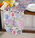 Flowery Table Runner 13"×54", Cutwork Embroidered Floral Flower Dresser Scarf for Home Kitchen Dining Tabletop Decoration (Runner 13"×54", Flower-...