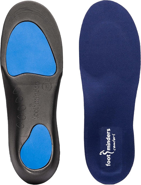 Comfort Orthotic Arch Support Insoles for Sport Shoes and Work Boots (Pair) (X-Small: Men 3½ - 5 Women 4½ - 6) - Relieve Foot Pain Due to Flat Fee...