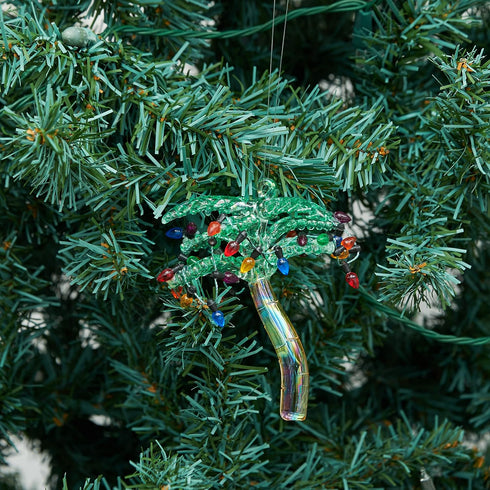 C&F Home Palm Tree with Christmas Lights Beach Coastal Christmas Xmas Ornament Green...