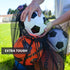 Extra Large Sports Ball Bag Mesh Soccer Ball Bag Heavy Duty Drawstring Bags Team Work for Holding Basketball, Volleyball, Baseball, Swimming Gear ...