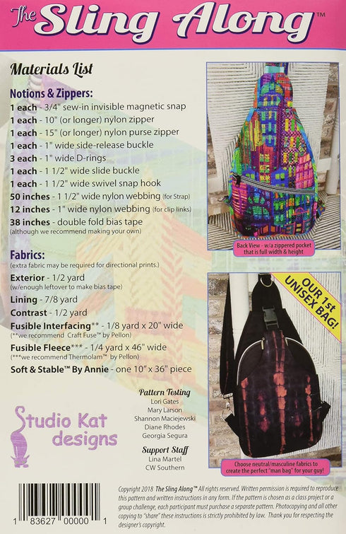 Studio Kat Designs The Sling Along Pattern...