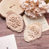 GORGECRAFT 2PCS Wooden Carved Onlay Appliques Oval Carving Decal Center Craft Unpainted Furniture Home Decoration Wood Carving Decal for Dresser B...