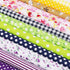 Konsait 56 Pieces 10x10'' Multi-Color Fabric Patchwork Cotton Mixed Squares Bundle Sewing Quilting Craft, Craft Fabric Bundle Squares Patchwork DI...