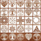 25 Pieces Tree of Life Pattern Stencils Decoration Template Plastic Tree Drawing Painting Stencils Square Reusable Stencils for Painting on Wood F...