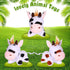Stuffed Cows, 12 Pieces Assorted Toy Figures, Plush Animals for Holiday Back to School Party Favors, 3.2 x 3 Inch...