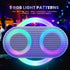 Portable Bluetooth Speakers with Lights,Teenager Gifts Speaker with Bass, 15W, IPX7 Waterproof, Bluetooth 5.3, 24H Playtime, Built-in MIC, TWS Por...