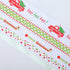 Red Green Ribbon 10 Rolls Total 50 Yards Christmas Craft Satin Ribbon Funny Cartoon Character Gift Wrapping Ribbon Decorative Ribbon for Xmas Tree...