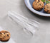 New Star Foodservice 35582 High Heat Plastic, Straight Edge Utility Tong, 6", Clear, Set of 12...