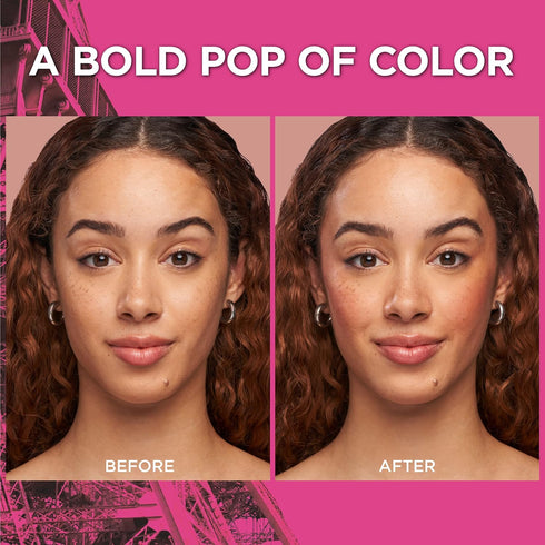 L'Oreal Paris Infallible Up to 24H Fresh Wear Soft Matte Blush, Blendable, Long-Lasting and Waterproof Cheek Make Up, Confident Pink 10, 0.31 Oz...