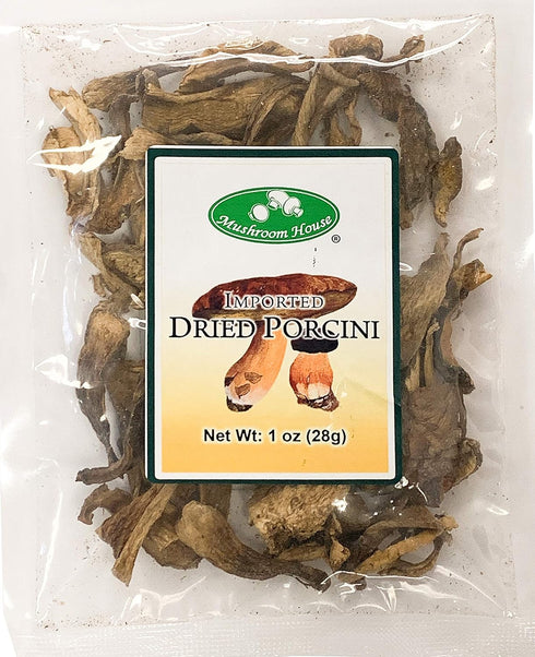 Mushroom House Dried Porcini Mushrooms, 1 oz Bag...
