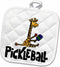 3D Rose Funny Giraffe Holding Pickleball Paddle Pot Holder, 8 x 8...