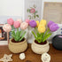 Lily's Lyric Flower Crochet Kit | Tulip Flowerpot | Step-by-Step Video Tutorial for Adults Teenagers | DIY Home Decoration Craft Gift Idea Pink...