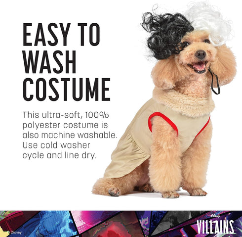 Disney for Pets Halloween Disney Villains Cruella Costume - Large - | Disney Villains Halloween Costumes for Dogs, Officially Licensed Disney Dog ...