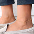 BENEIGE Gold Rope Chain Anklet,14k Gold Plated Dainty Ankle Bracelet Handmade Foot Chain For Women...