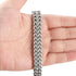 FIBO STEEL Stainless Steel 12MM Two-strand Wheat Chain Bracelet for Men Punk Biker Bracelet,8.0-9.1 inches...