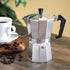 Authentic 6 Cup Demitasse Shot Aluminum Stovetop Espresso Maker by Home Basics | Safety Release Valve | Italian Style Moka Pot for Rich, Aromatic ...