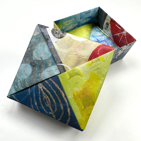 Yasutomo Origami Painted Paper Pot Pourri, with 6 Patterns and 24 Sheets, Size 5 7/8” Square, Arts and Crafts Supplies...