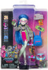 Monster High Ghoulia Yelps Posable Doll (10.3 in) with Blue Hair, Pet and Accessories, Gift for 3 Year Olds and Up...