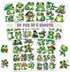 50 PCS Frog Stickers Pack Vinyl Decal Waterproof for Water Bottles Laptops Phone Case Luggage Scrapbook Helmet Decorations Gift Teens Kids...