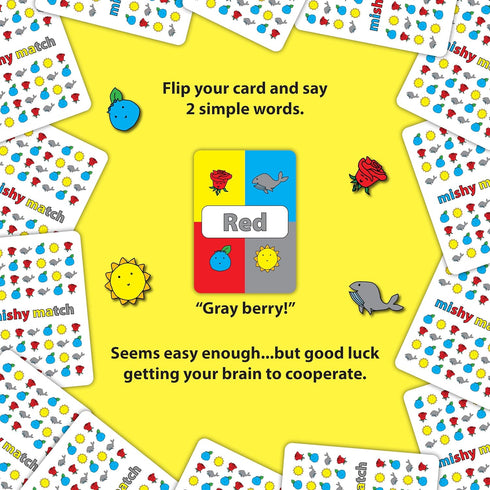 Mishy Match - The Hardest Easy Game Ever - Mensa Award Winning Hilarious Party Game - Card Games for Adults and Families - Brain Games...
