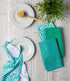 DII Cleaning Collection Multi-Purpose Microfiber, Teal Lattice, Dishtowel Set...