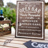 Jetec Open Bar Wedding Sign Wedding Party Funny Wood Bar Sign for Your Reception Party Hanging Wooden Rustic Farmhouse Decoration (Spelling Error ...