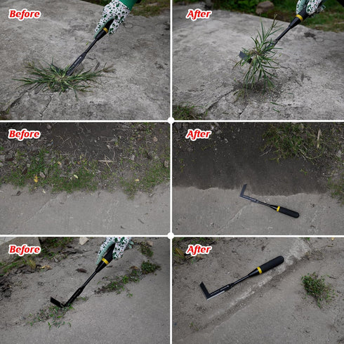 Crack Weeder Tool Stainless Steel Versatile Weed Remover, Weeder, and Weed Puller for Heavy-Duty Garden Tasks...