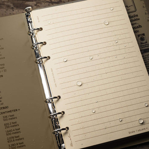 Rite in the Rain All-Weather 1/2" Ring Binder, 5 5/8" x 7 7/8", Tan Binder (No. 9200T)...