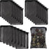 20pcs Aquarium Filter Media Bags 8x6inch Fine Mesh Bags Reusable Filter Bags with Plastic Zipper for Biospheres,Ceramic Rings(Black)...