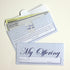 My Offering - Church Tithe/Donation Envelopes – Blue, Simple Design, Easy-open Tab, Fits Bills & Checks, Name, Date & Amount, Malachi 3:10 KJV Ver...