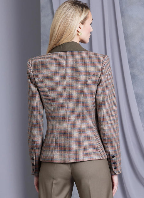 Vogue Misses' Semi-Fitted and Lined Jacket Sewing Pattern Kit, Design Code V1972, Sizes 16-18-20-22-24...