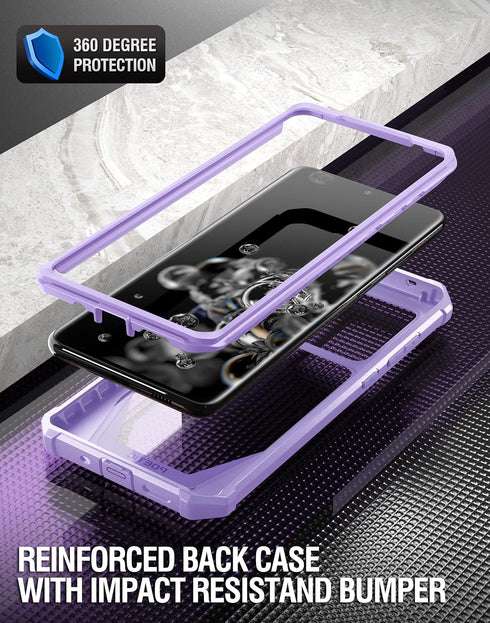Poetic Guardian Series Case Designed for Samsung Galaxy S20 Ultra Case, Full-Body Hybrid Shockproof Bumper Cover, Without Built-in-Screen Protecto...