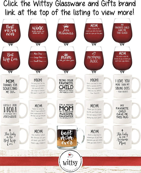 Mom, Squeezing Me Out Funny Coffee Mug - Gifts for Mom from Son, Daughter - Best Moms Gifts from Kids, Child - Gag Birthday Present Idea for Mothe...