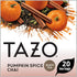 TAZO Pumpkin Spice Chai Black Tea Bags, Moderate Caffeinated Tea, 20 Total Tea Bags...