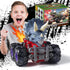 Oriate Realistic Dinosaur Monster Triceratops Dino Truck,Friction Power,Stunt Educational Toy ATV Cars,Push and Go Gifts for Boys and Girls 3 Year...