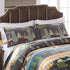 Greenland Home Black Bear Lodge Pillow Sham, Standard, Multicolored...