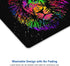 Mouse pad Small Computer Mouse pad with Personalized Watercolor Lion Design Office Non-Slip Rubber Mousepad...
